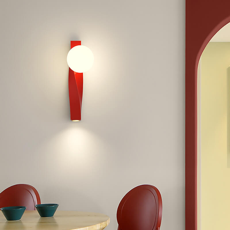 VetraNova Wandleuchte | Nordisches Minimalistisches Design | LED Wandlampe | Elegantes Stimmungslicht