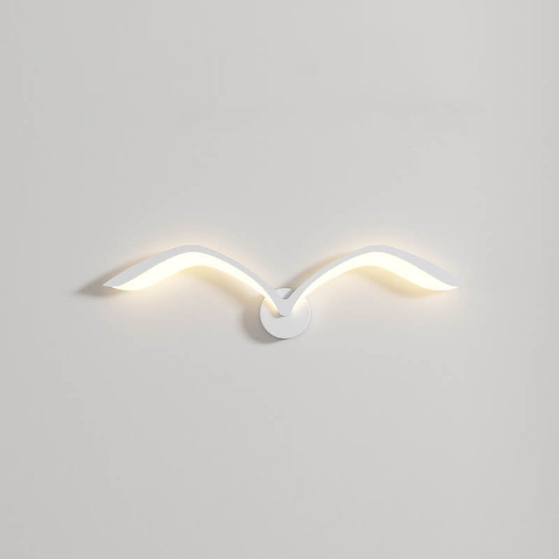 AeroViva Nordic Design LED-Wandleuchte | Minimalistisches Acryl | Seemöwen-Design | Energieeffizient & Modern