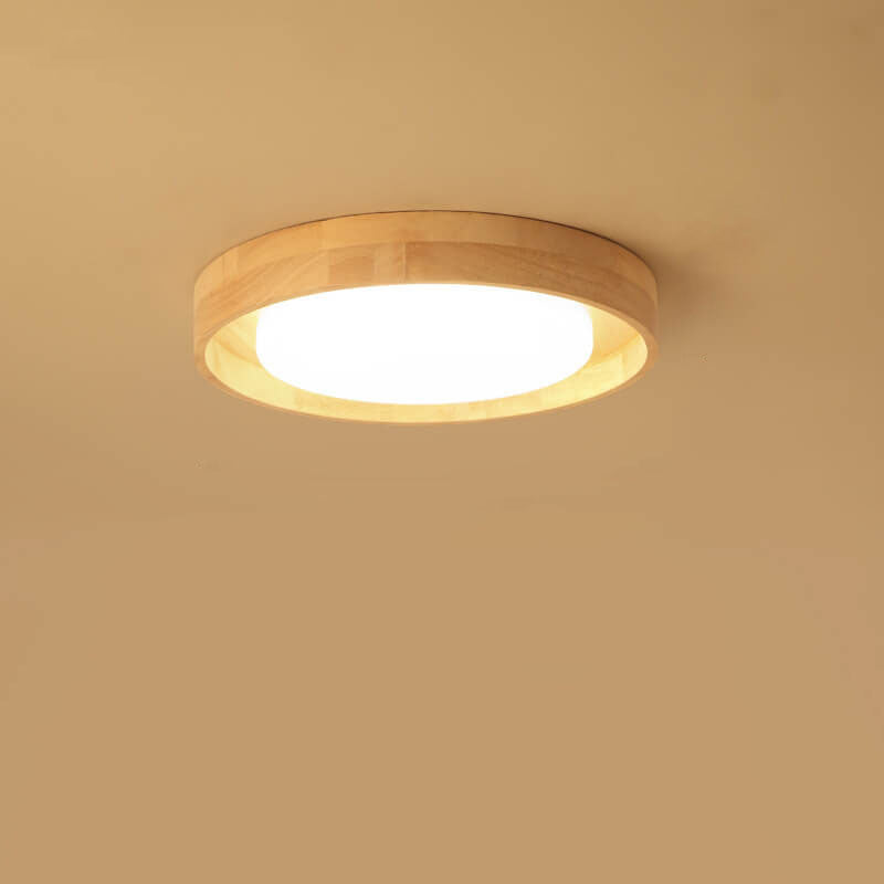 FantasiaLog Japanese Inspired LED Deckenleuchte | Minimalistisch | Warmes Licht | Dimmbar | Moderne Wohnzimmerbeleuchtung