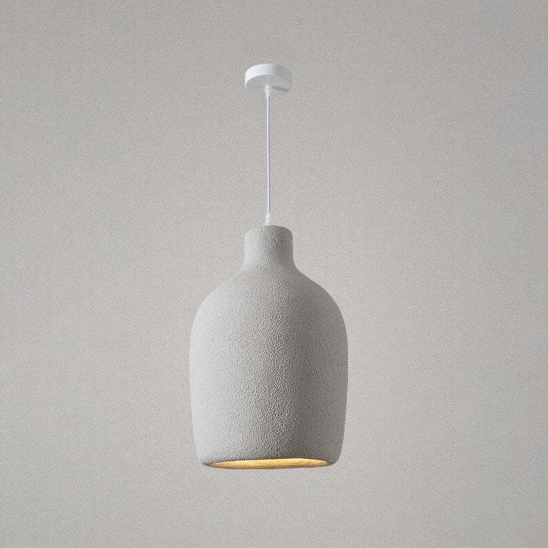 ArcheVase Minimalistische Pendelleuchte | Handgefertigte Textur | Japanisches Design | 1-Licht Hängeleuchte