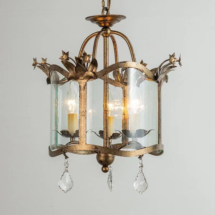 Vintessa Kristall Pendelleuchte | Blumenmuster | 3/6-flammige Beleuchtung | Elegantes Design für Wohnzimmer