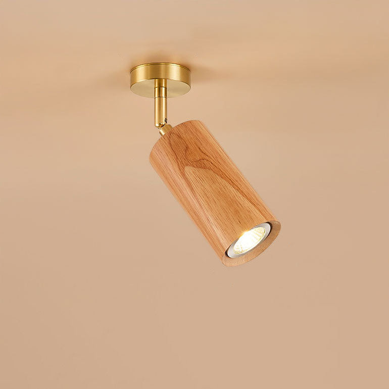 LumiSpot Nordic Design LED Deckenleuchte | Minimalistisches Holz-Design | Energieeffizient | Modernes Wohnambiente