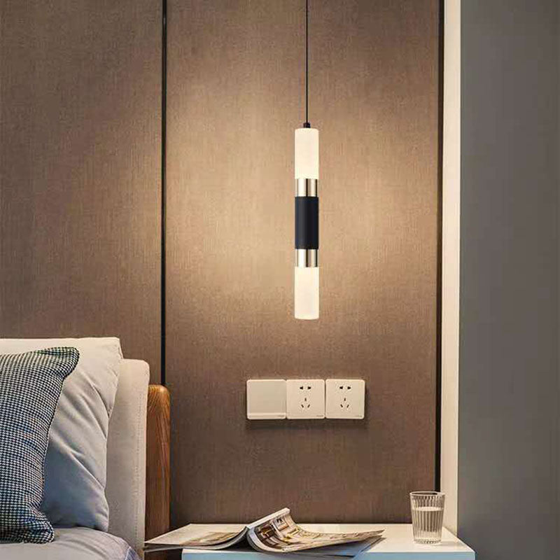 CylinGlow LED Pendelleuchte | Zylindrisches Aluminium-Design | Dimmbares Licht | Modern & Minimalistisch | Für Schlafzimmer & Wohnzimmer