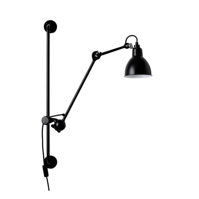 Brayden Industrial Vintage Eisen Wandlampe mit Schwenkarm | 1-Licht | Retro Design | Flexibel | Stimmungslicht für Zuhause