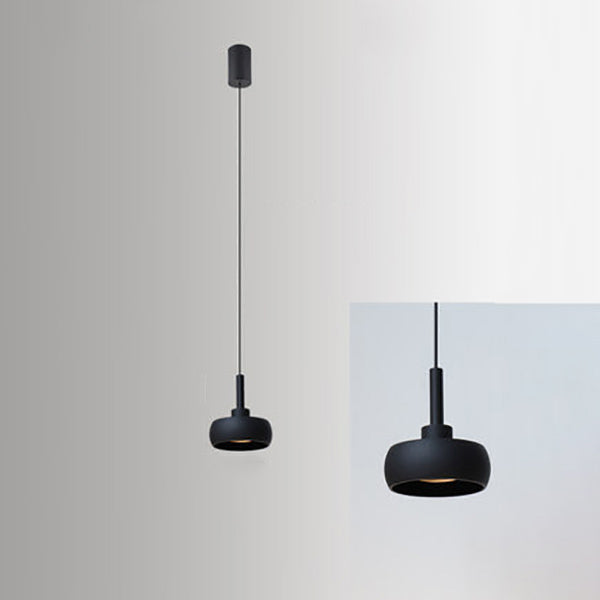 Illuro Nordic Minimalist Pendelleuchte | Aluminium-Kuppel | LED Deckenleuchte | Höhenverstellbar | Für Esszimmer & Büros