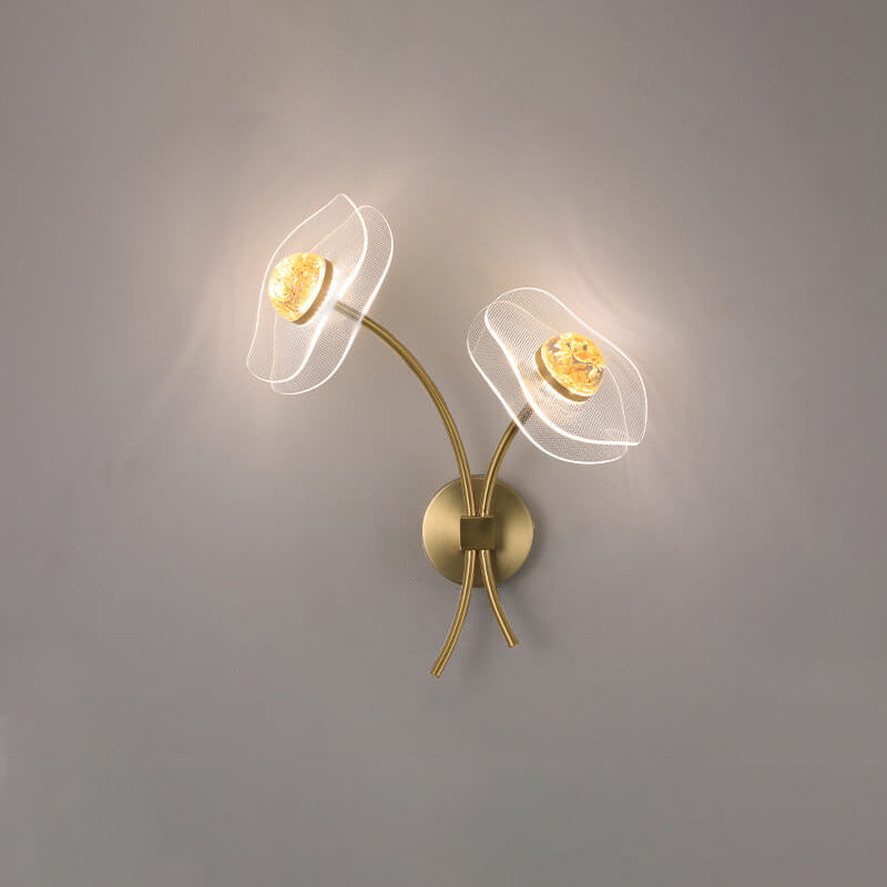LotuGlow Kreative Lotus LED Wandleuchte | Acryl | Blumen Design | Dekorative Beleuchtung