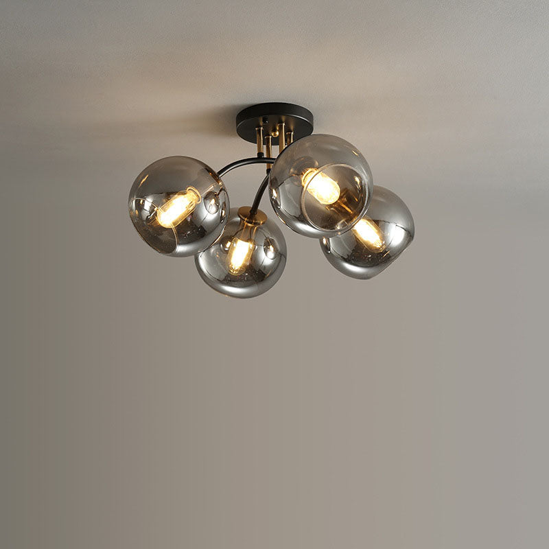 AstraLuxe Glas-Deckenleuchte | Luxus Design | 4/6/8 Lichter | Modern & Elegante Beleuchtung für Ihr Zuhause