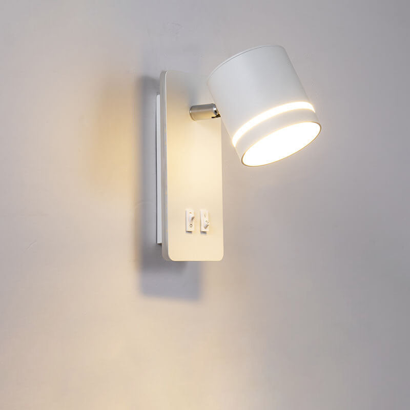 LumoSquare Nordic Minimalist LED Wandleuchte | Rotierbarer Wandstrahler | Leselicht & Dekor