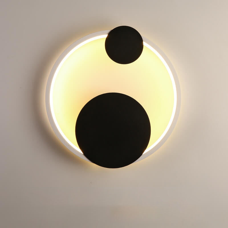 Arctuvo LED Wandleuchte | Modernes Oval- & Ringdesign | Minimalistische Wandlampe | Dimmbar