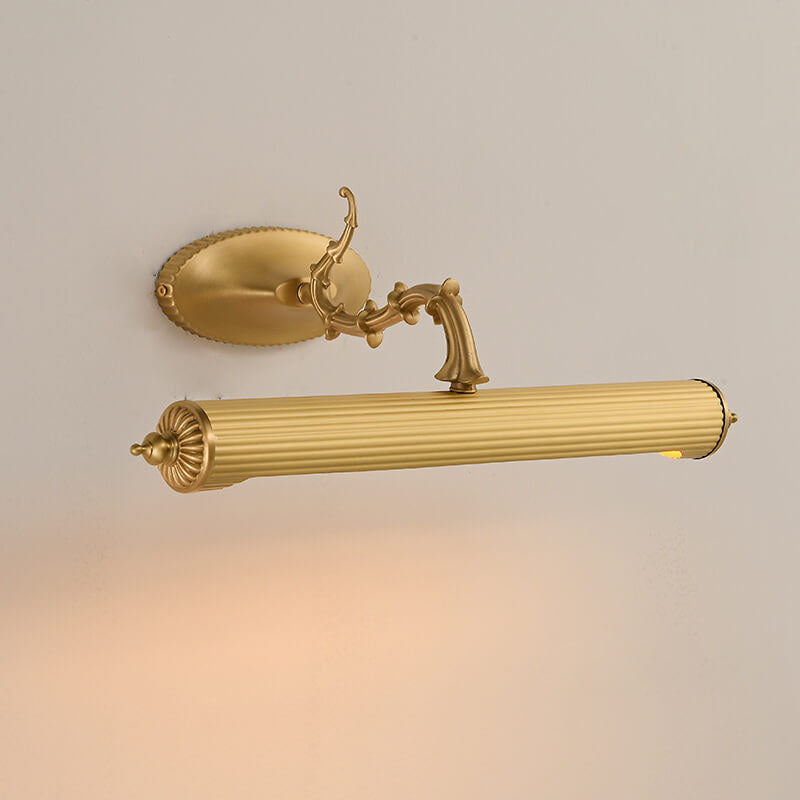 EleganceTwin Französisches Antik Kupfer Wandlicht | 2-Licht | Spiegel Front | Dekorative Wandleuchte