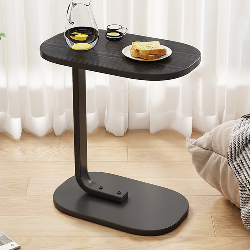 RusticoC Vintage C-Beistelltisch | Holzoptik | C-Form Design | Platzsparend | Perfekt für Wohnzimmer & Schlafzimmer