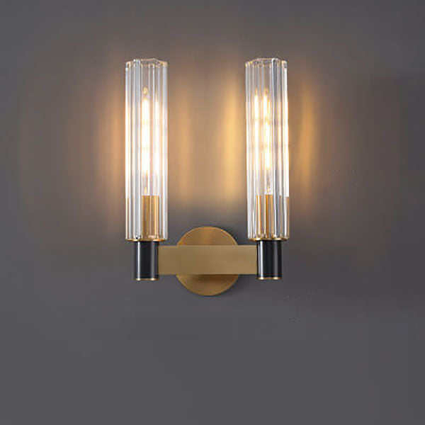 Gloriana Crystal Wall Sconce | Modernes Messing | 1/2 Lichter | Elegante Beleuchtung