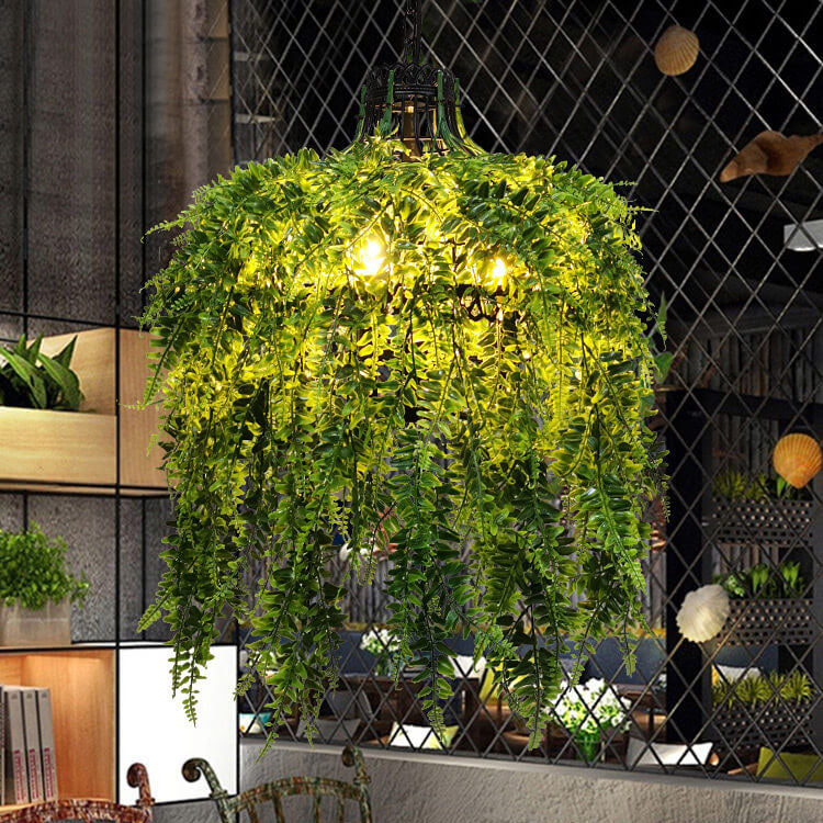 VineLuxe 3-Flammiger Hängelüster | Kreatives Pflanzen-Design | Dekorative Deckenleuchte für Wohnzimmer & Esszimmer