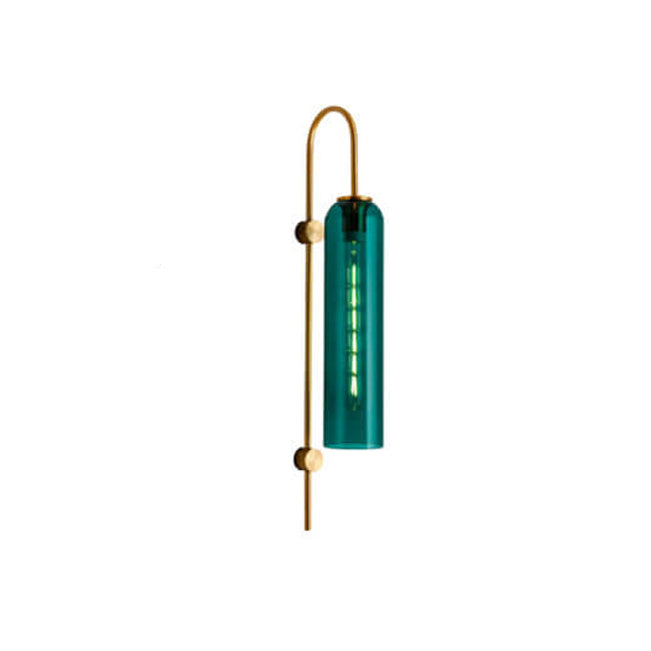 ZenoLuxe Nordic Design LED Wandlampe | Gebogene Arm | Modern | Dekoration für Zuhause