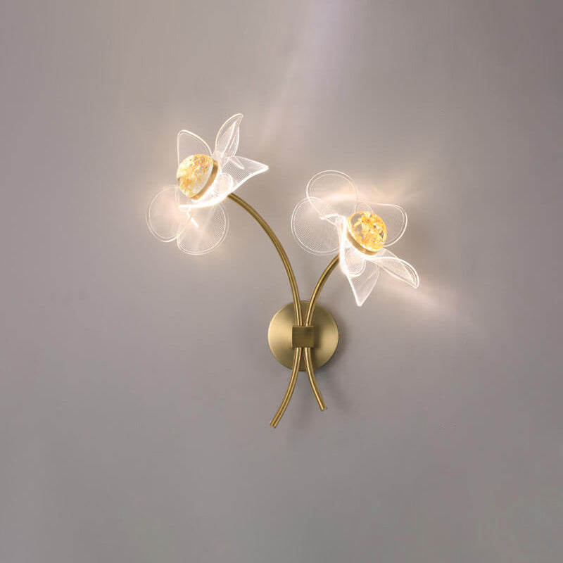 LotuGlow Kreative Lotus LED Wandleuchte | Acryl | Blumen Design | Dekorative Beleuchtung