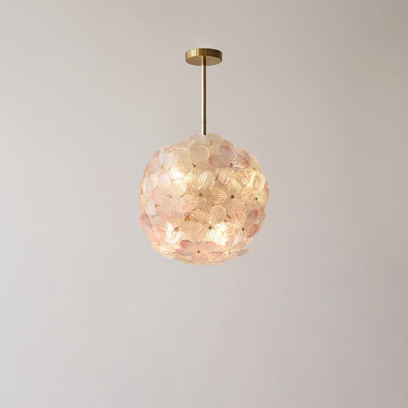 LustroSphere Art Deco Kronleuchter | Glas & Eisen | 6/8-Licht | Modernes Design für Wohnzimmer