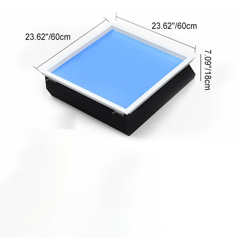 HaloSky Intelligente LED-Deckenleuchte | Modernes Design | Aluminium | Simulation von Wettereffekten