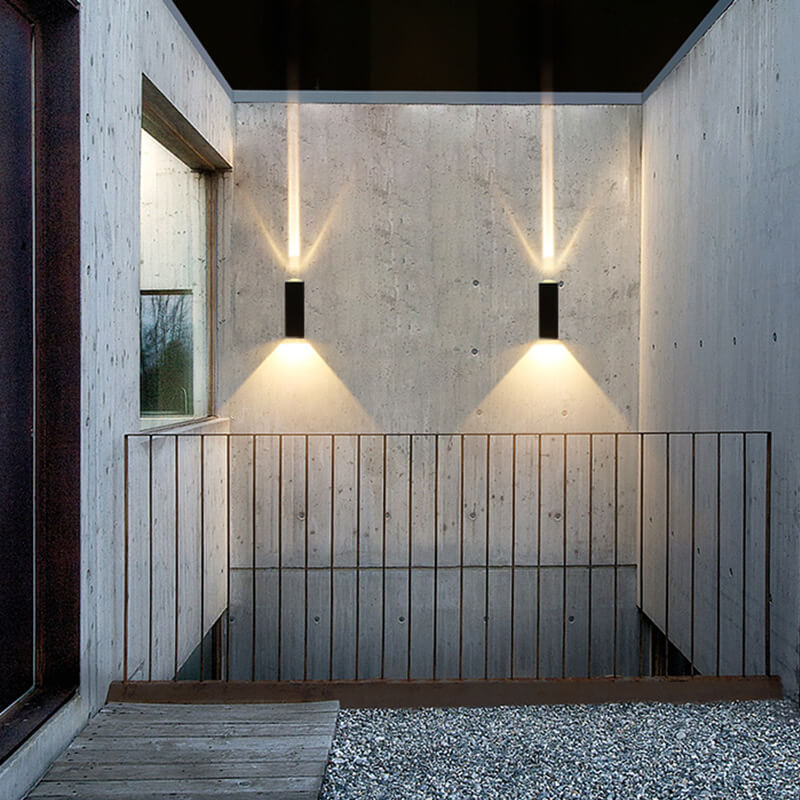 AquaLuxe LED Außenwandleuchte | Wasserdicht & Modernes Design | Rechteckige Außenlampe für Haus & Garten