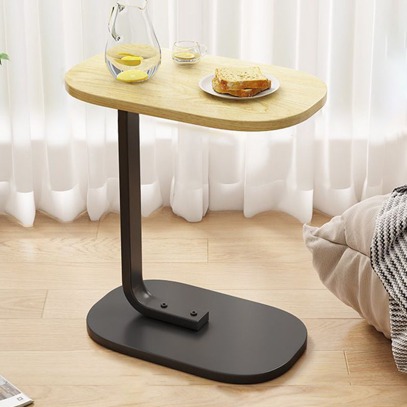 RusticoC Vintage C-Beistelltisch | Holzoptik | C-Form Design | Platzsparend | Perfekt für Wohnzimmer & Schlafzimmer