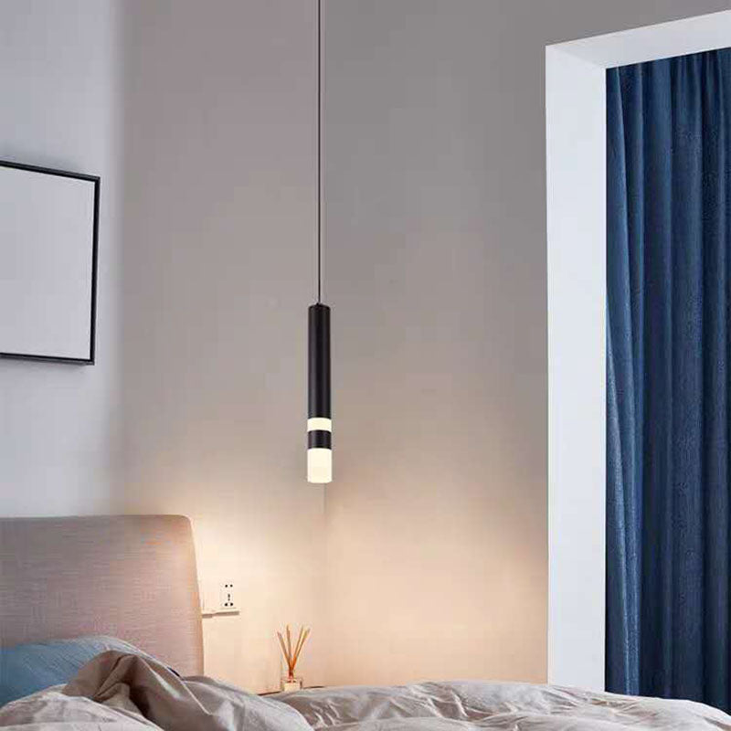 CylinGlow LED Pendelleuchte | Zylindrisches Aluminium-Design | Dimmbares Licht | Modern & Minimalistisch | Für Schlafzimmer & Wohnzimmer