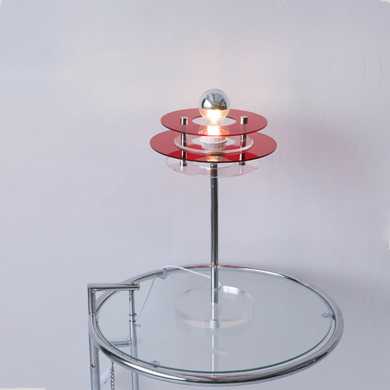 AstroVibe Moderne Acryl Tischlampe | Space-Saucer Design | Einzigartig | Stimmungsvolles Licht | Deko für Zuhause
