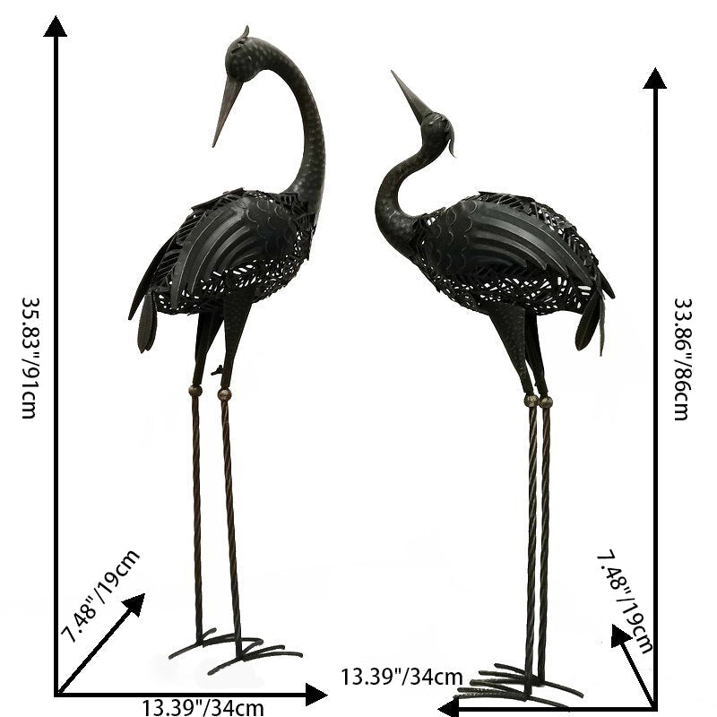 SolarCrane Tierfiguren LED Solar Gartenleuchte | Wasserdicht | Landschaftslicht für Terrasse & Außenbereich
