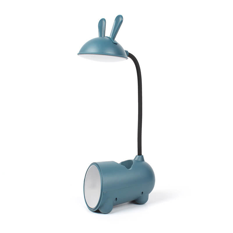 BunnyGlow Kreative LED Touch-Lampe mit Stifthalter | USB-Ladefunktion | Schreibtischlampe | Kinderzimmer Deko