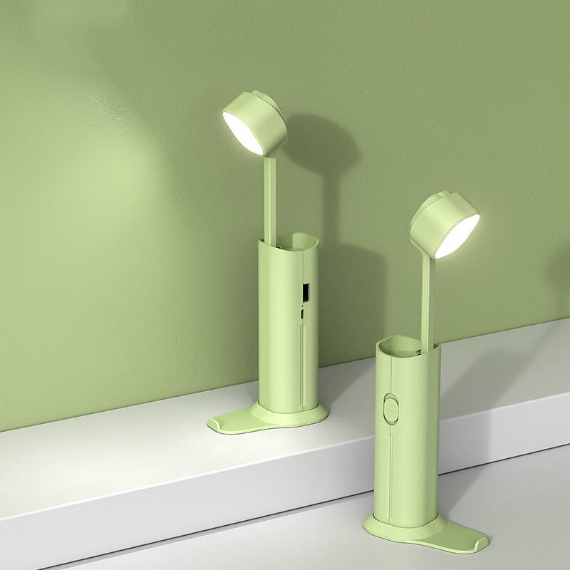 GlowMorph LED Tischlampe | Tragbare Powerbank & Taschenlampe | Höhenverstellbar | Multifunktionales Design