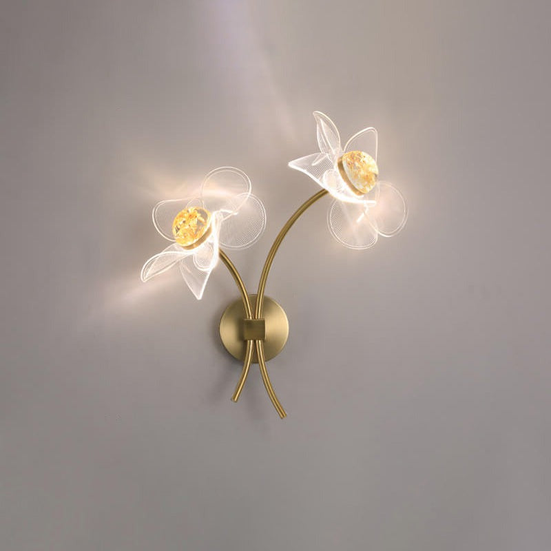 LotuGlow Kreative Lotus LED Wandleuchte | Acryl | Blumen Design | Dekorative Beleuchtung