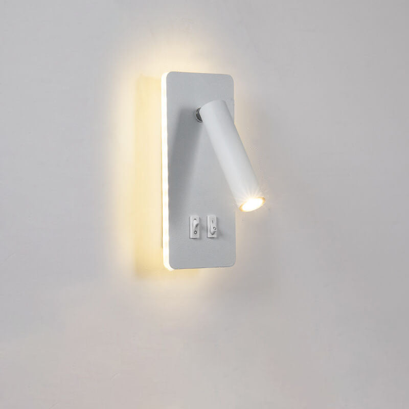 LumoSquare Nordic Minimalist LED Wandleuchte | Rotierbarer Wandstrahler | Leselicht & Dekor