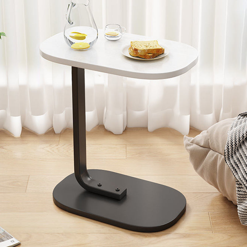 RusticoC Vintage C-Beistelltisch | Holzoptik | C-Form Design | Platzsparend | Perfekt für Wohnzimmer & Schlafzimmer