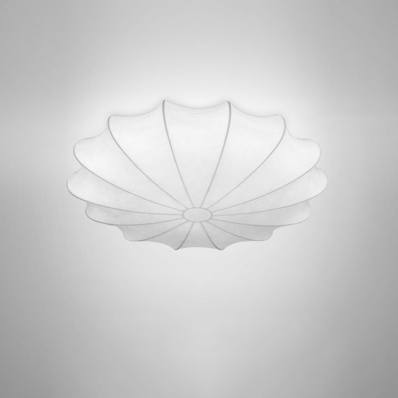 LumoNova Minimalistische Runde Deckenleuchte | Faux-Seide Design | 1/3/5 Licht | Skandinavischer Stil