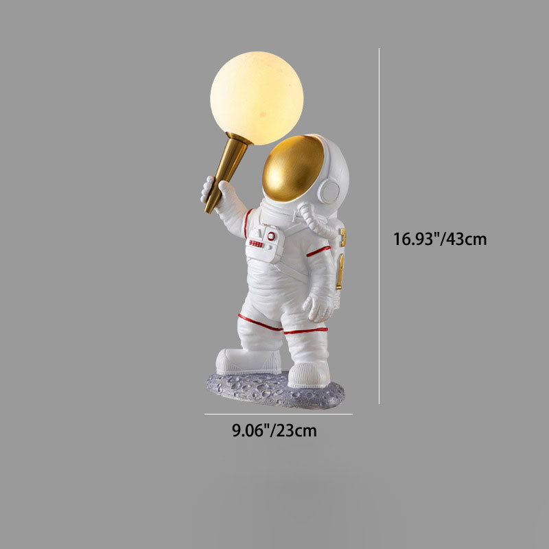 CosmoBuddy Astronaut Wandlampe | Kreatives Design | Resin & ABS | LED Schlafzimmerlicht