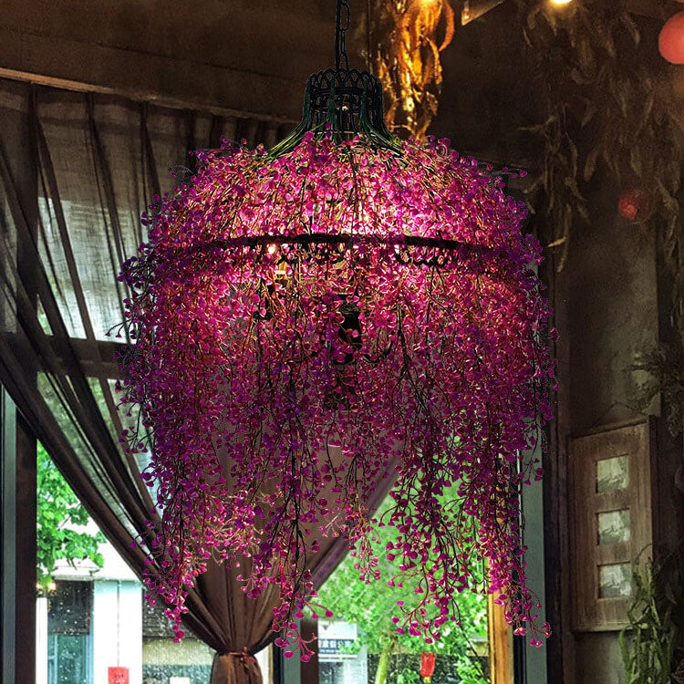 VineLuxe 3-Flammiger Hängelüster | Kreatives Pflanzen-Design | Dekorative Deckenleuchte für Wohnzimmer & Esszimmer