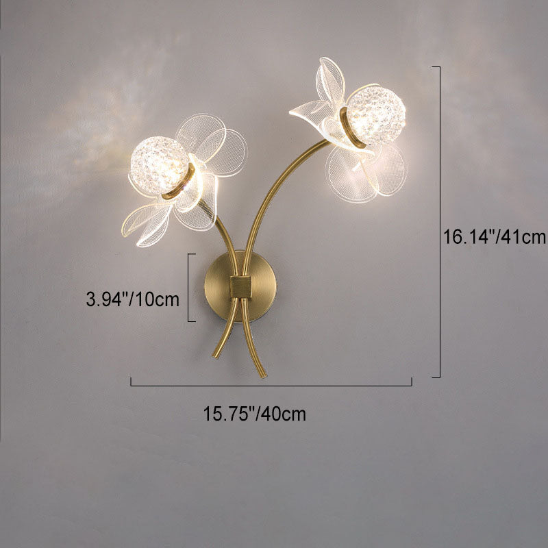 LotuGlow Kreative Lotus LED Wandleuchte | Acryl | Blumen Design | Dekorative Beleuchtung