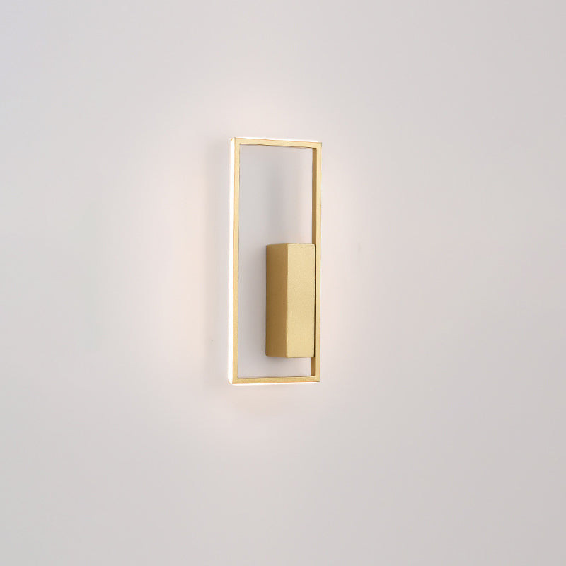 Lineva LED Wandleuchte | Minimalistisches Rechteckdesign | Silikon & Eisen | Wohnraumbeleuchtung