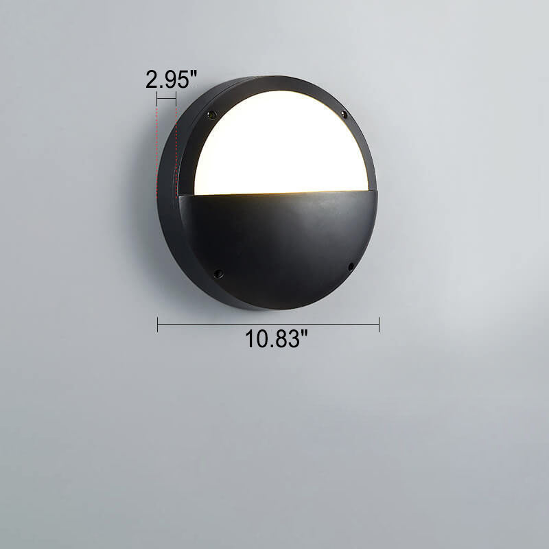 AuroVita LED Deckenleuchte | Wasserdicht | Outdoor-geeignet | Runde Form | Aluminium & Acryl