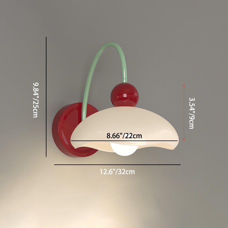 LunaFrame Minimalist Wandlampe | Rundes Eisen-Metall-Design | Schlafzimmerbeleuchtung | Warmlicht | Modern & Stilvoll