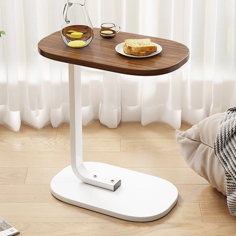 RusticoC Vintage C-Beistelltisch | Holzoptik | C-Form Design | Platzsparend | Perfekt für Wohnzimmer & Schlafzimmer