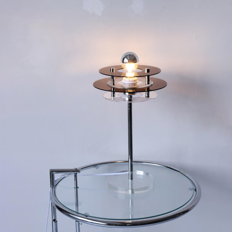 AstroVibe Moderne Acryl Tischlampe | Space-Saucer Design | Einzigartig | Stimmungsvolles Licht | Deko für Zuhause