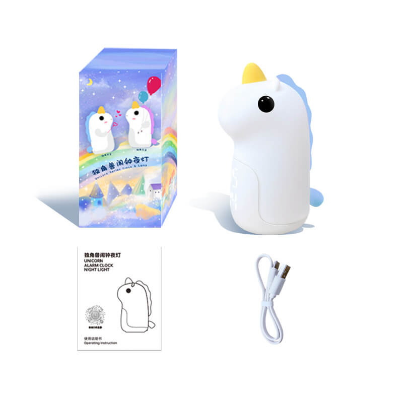 Unilora DreamLight Wecker | Einhorn Design | Timer & LED Nachtlicht | Kinderzimmer-Deko