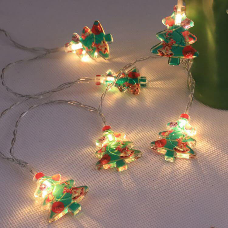 HoliGlow LED Lichterkette | Weihnachtsdeko | Batteriebetrieben | Warmes Licht & Festliche Designs