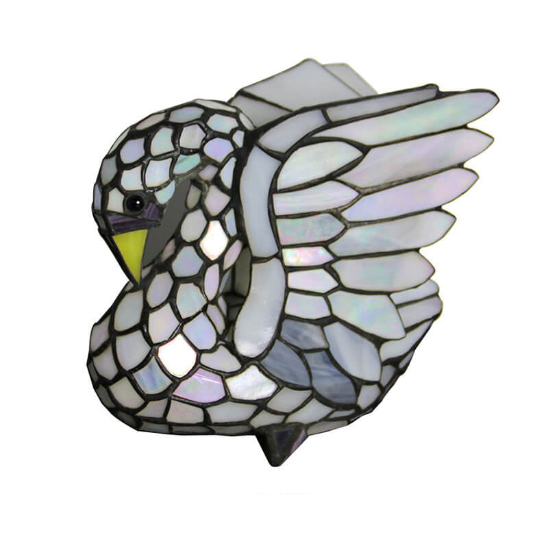 GlasVivo Tiermotive Tischlampe | Buntglas | Kreative Tiffany Deko | LED 1-Flammig