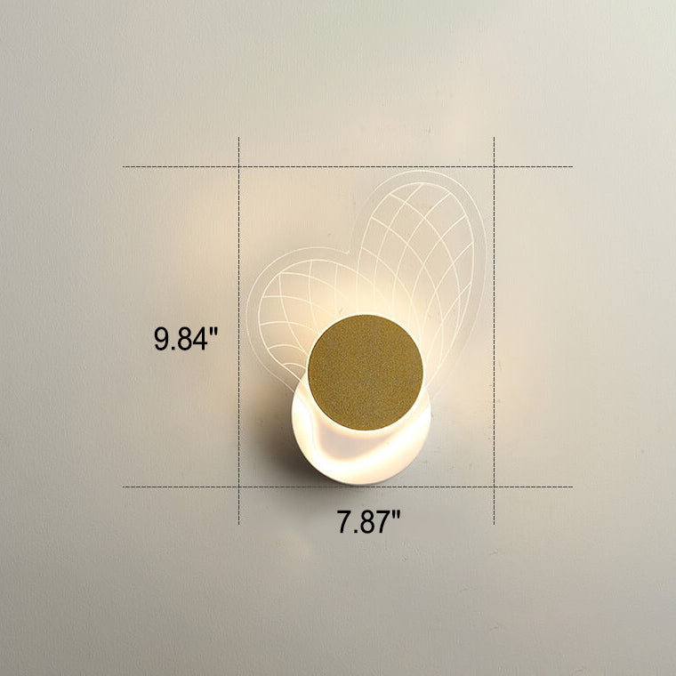 Luxoria Geo LED Wandleuchte | Goldenes Geometrisches Design | Acryl & Modern | Warmes Licht