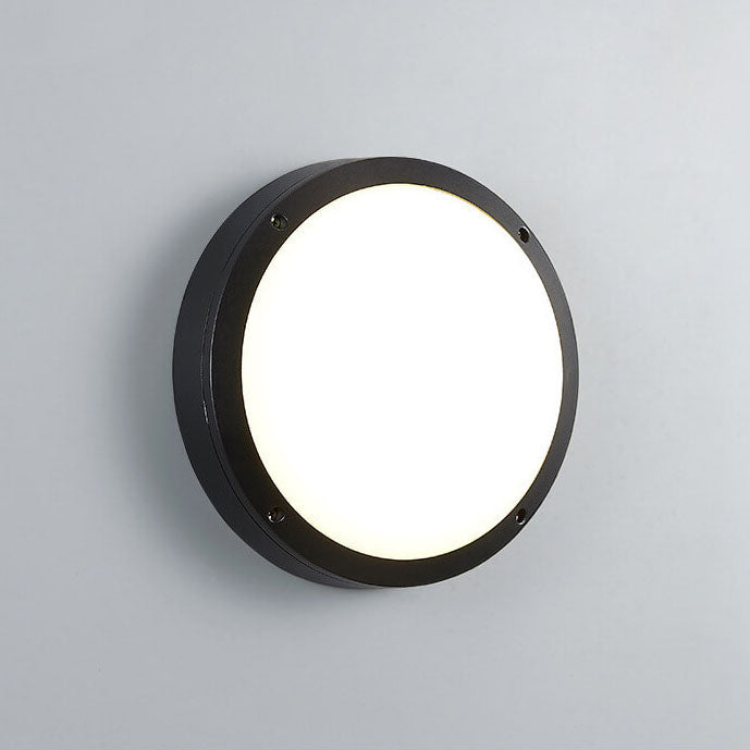 AuroVita LED Deckenleuchte | Wasserdicht | Outdoor-geeignet | Runde Form | Aluminium & Acryl