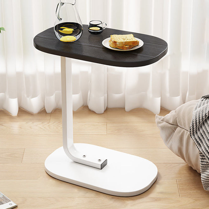 RusticoC Vintage C-Beistelltisch | Holzoptik | C-Form Design | Platzsparend | Perfekt für Wohnzimmer & Schlafzimmer