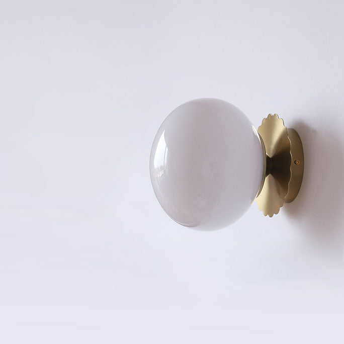 BrightVintage Minimalist Wandleuchte | Eisen & Glas | Modernes Vintage-Design