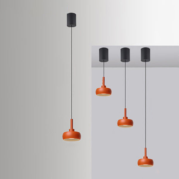 Illuro Nordic Minimalist Pendelleuchte | Aluminium-Kuppel | LED Deckenleuchte | Höhenverstellbar | Für Esszimmer & Büros