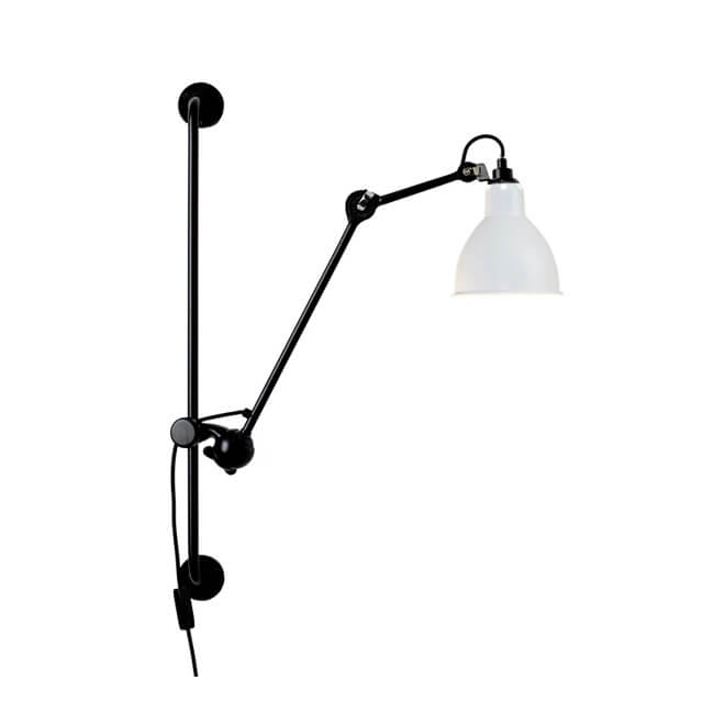 Brayden Industrial Vintage Eisen Wandlampe mit Schwenkarm | 1-Licht | Retro Design | Flexibel | Stimmungslicht für Zuhause