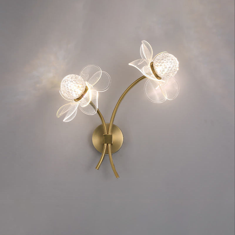 LotuGlow Kreative Lotus LED Wandleuchte | Acryl | Blumen Design | Dekorative Beleuchtung